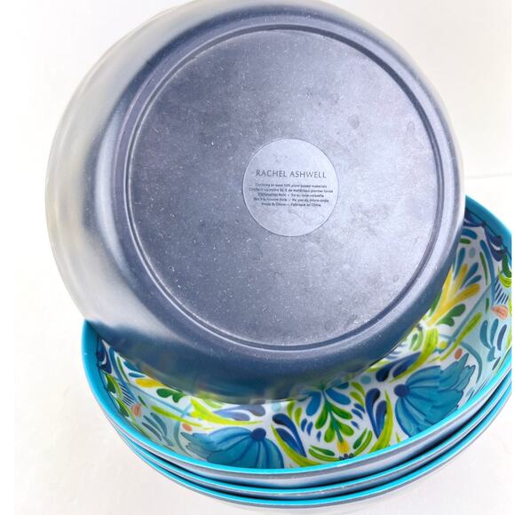 Rachel Ashwell Melamine Cereal Bowls Set of 4 - Picture 4 of 6